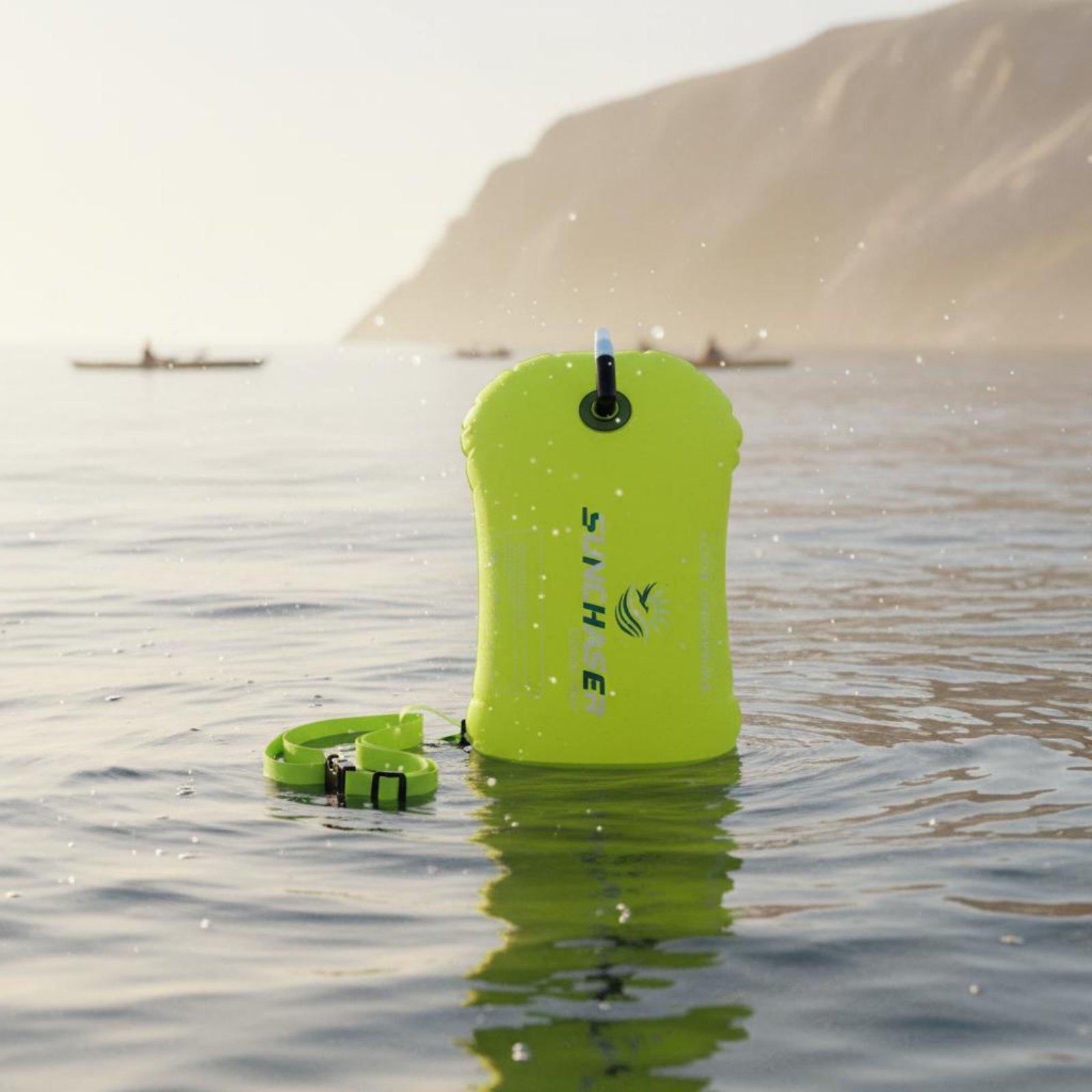Swim Buoy Open Water - Pływająca boja do pływania, nadmuchiwana, z
