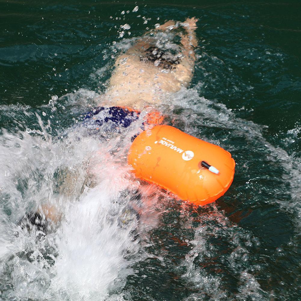 Swim Buoy Open Water - PVC Wysokiej Widoczności Pływająca Torba Wodoodporna