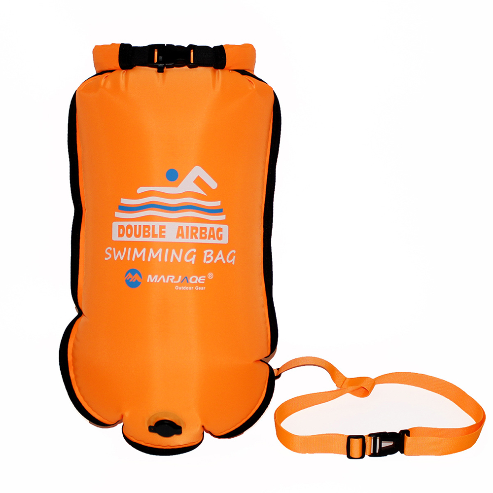 Swim Buoy Open Water - Nadmuchiwana boja pływacka z odkrytym PVC,
