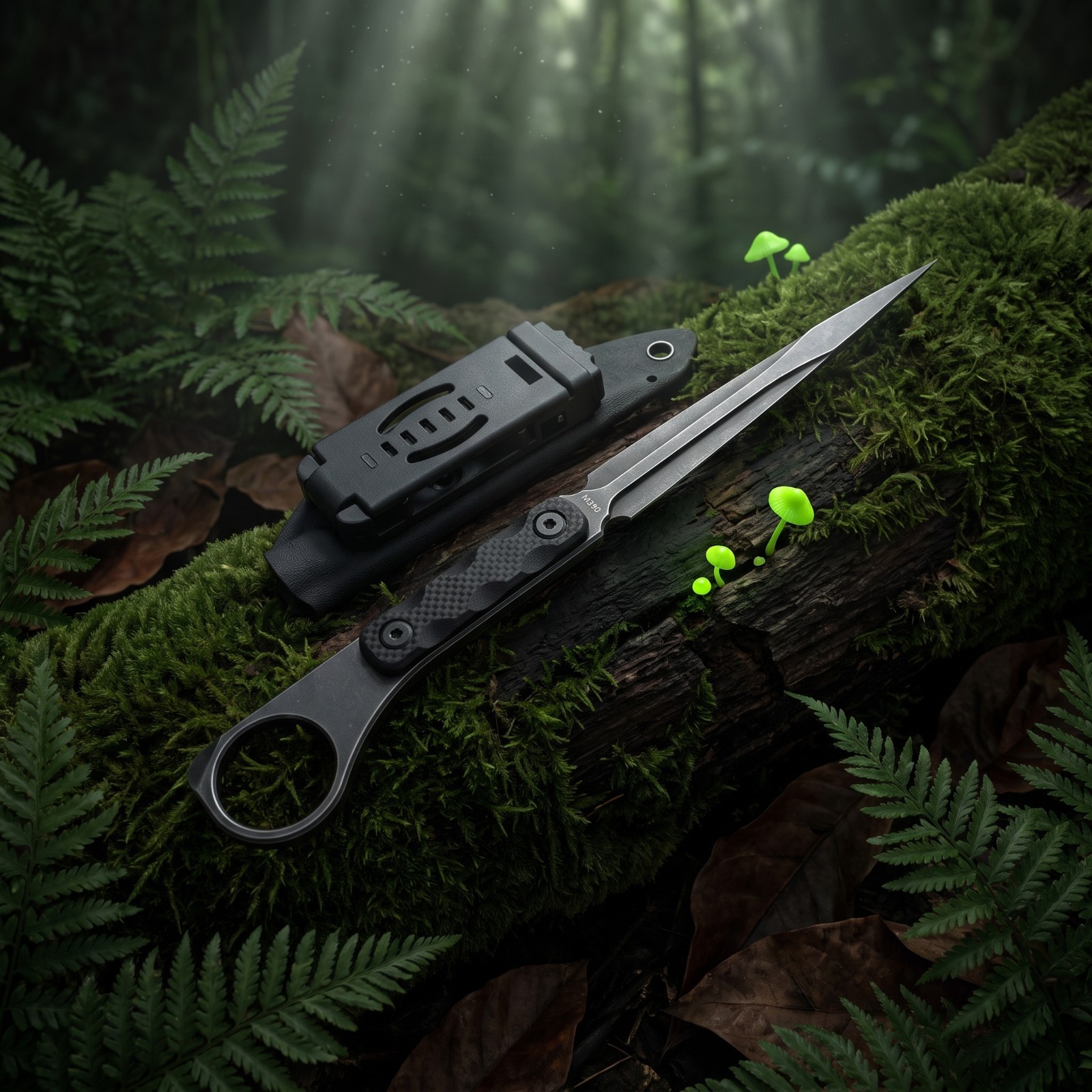 Nóż myśliwski ze stali o wysok – Dive Knife Titanium recenzja i cena