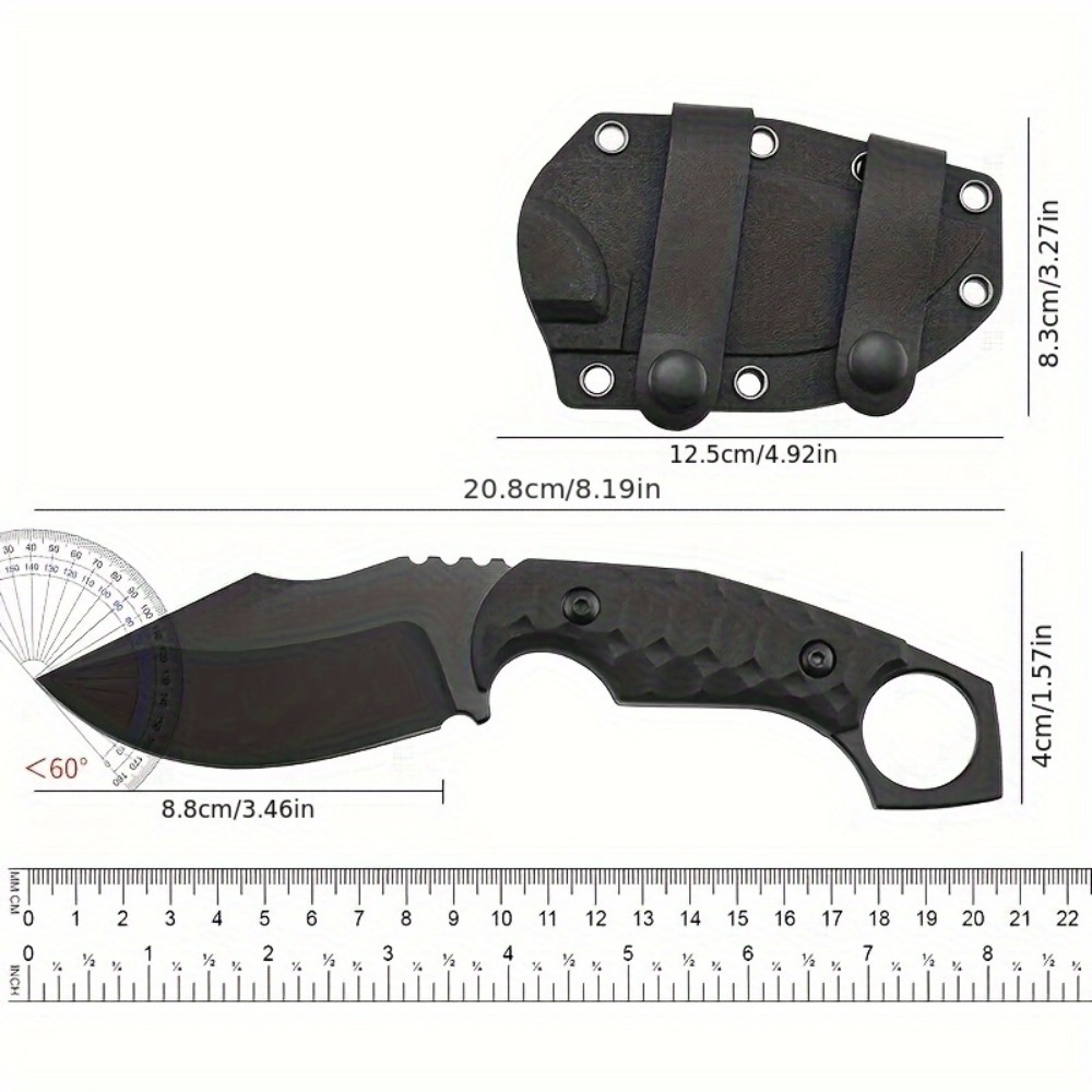 Nóż ze stałym ostrzem, ostrze  – Dive Knife Titanium recenzja i cena