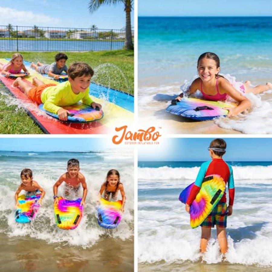4-pak dmuchanych desek surfing – Bodyboard Boogie Board recenzja i cena