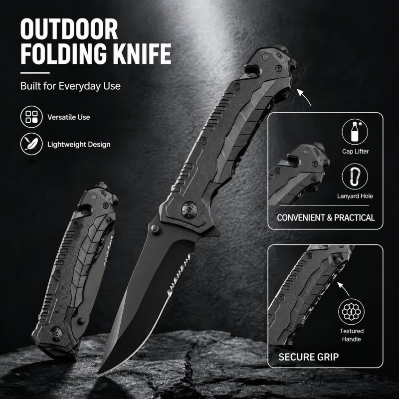 Nowy model noża outdoorowego 2 – Dive Knife Titanium recenzja i cena
