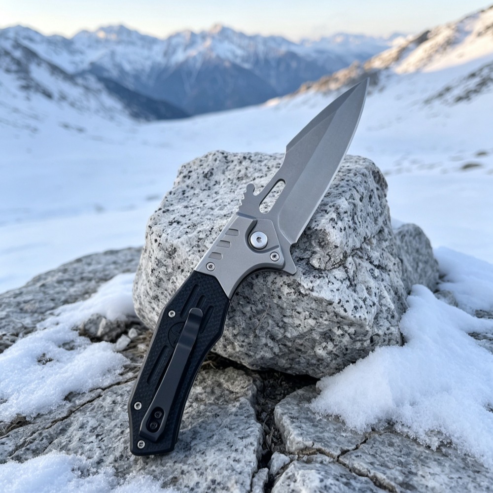 Składany nóż kieszonkowy o wys – Dive Knife Titanium recenzja i cena